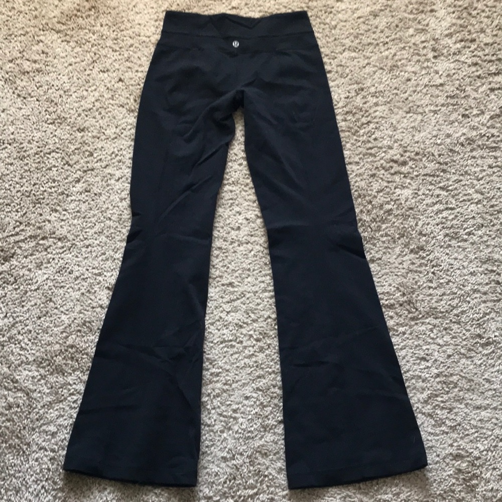Lululemon size 4 black pants. Used. Good condition